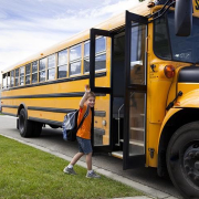 Bus with student